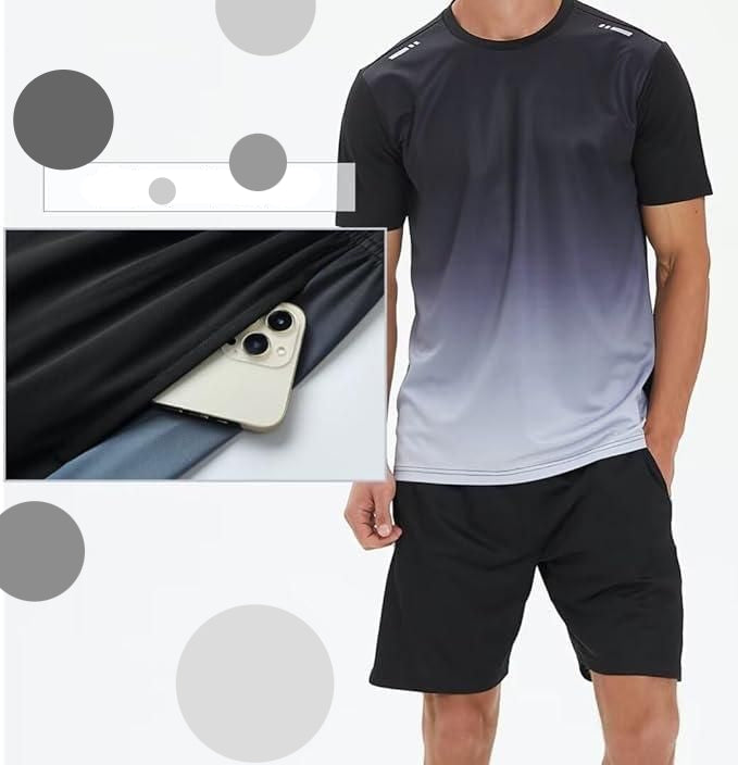 Men's Jersey T-shirt & Bottom Set