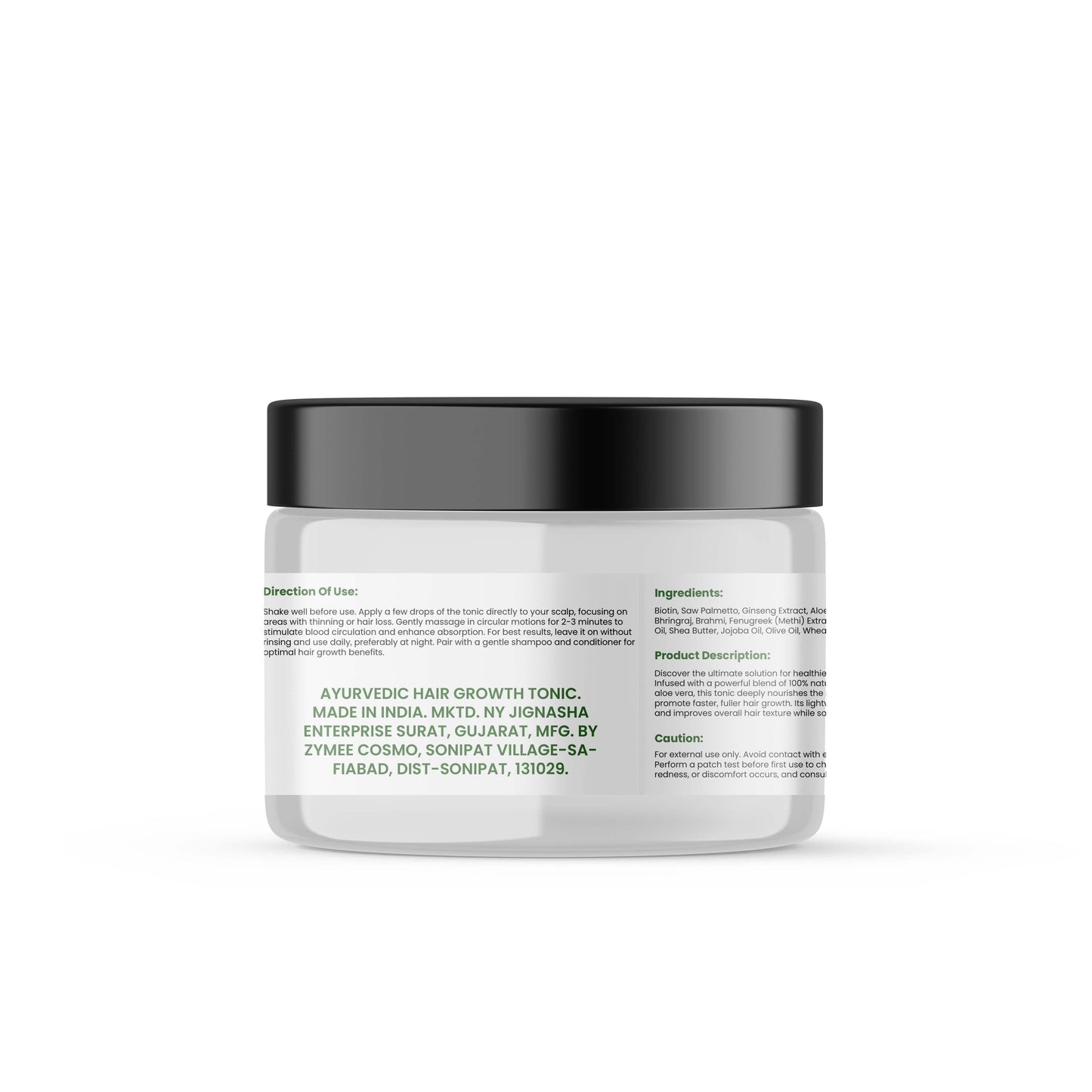 Jamalgota Ayurvedic Hair Growth Cream (Pack of 2)