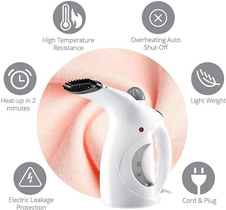 Fast Heat-up Portable Handheld Steamer Iron Brush for Home and Travel Handy