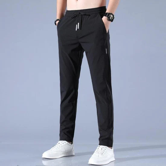 Buy1 Get 1 Freeš„š¤©PREMIUM MEN'S HIGH STRETCH SKINNY LYCRA PANTS(Black & Gray)